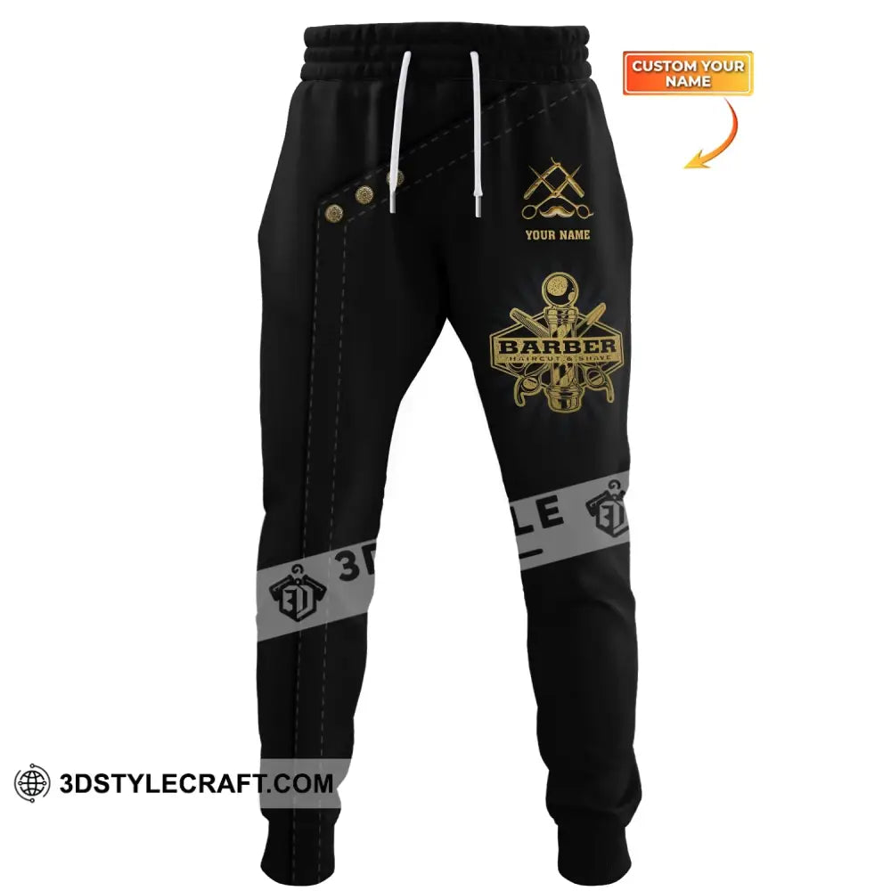 Unisex Clothing Custom Barber Jogger Sportwear Pants For Men And Women