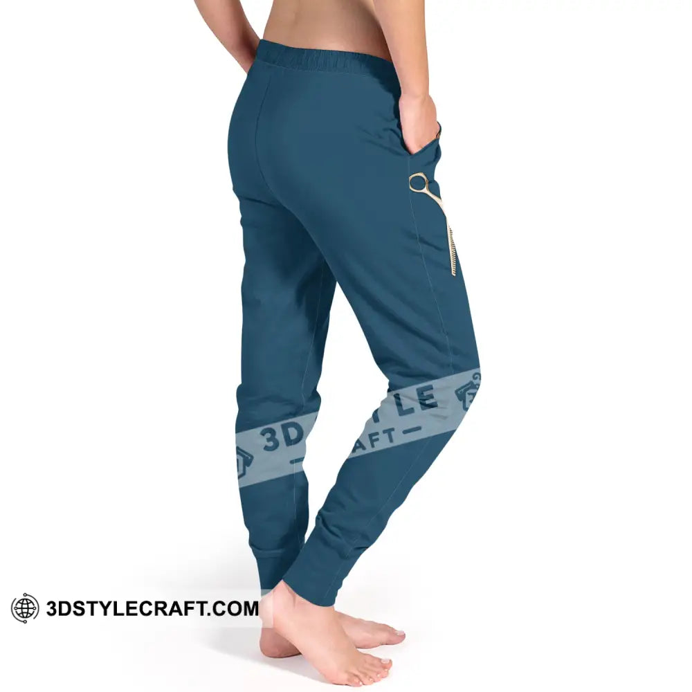 Unisex Clothing Custom Barber Jogger Sportwear Pants For Men And Women