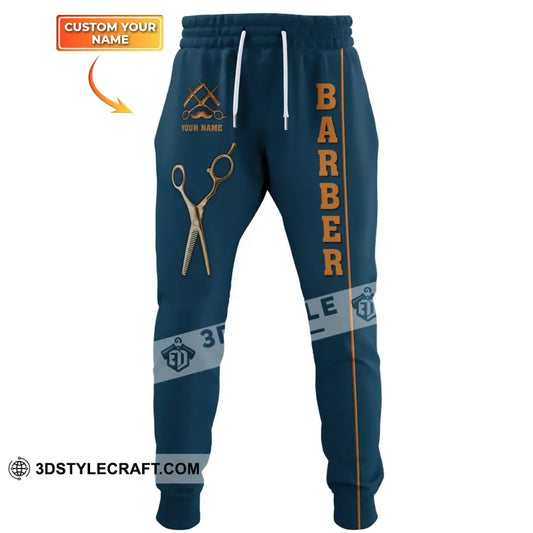 Unisex Clothing Custom Barber Jogger Sportwear Pants For Men And Women