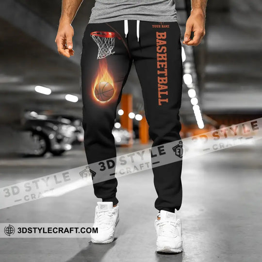 Unisex Clothing, Custom Basketball Jogger, Basketball Jogger Pants, Gift for Basketball Lovers style option 2