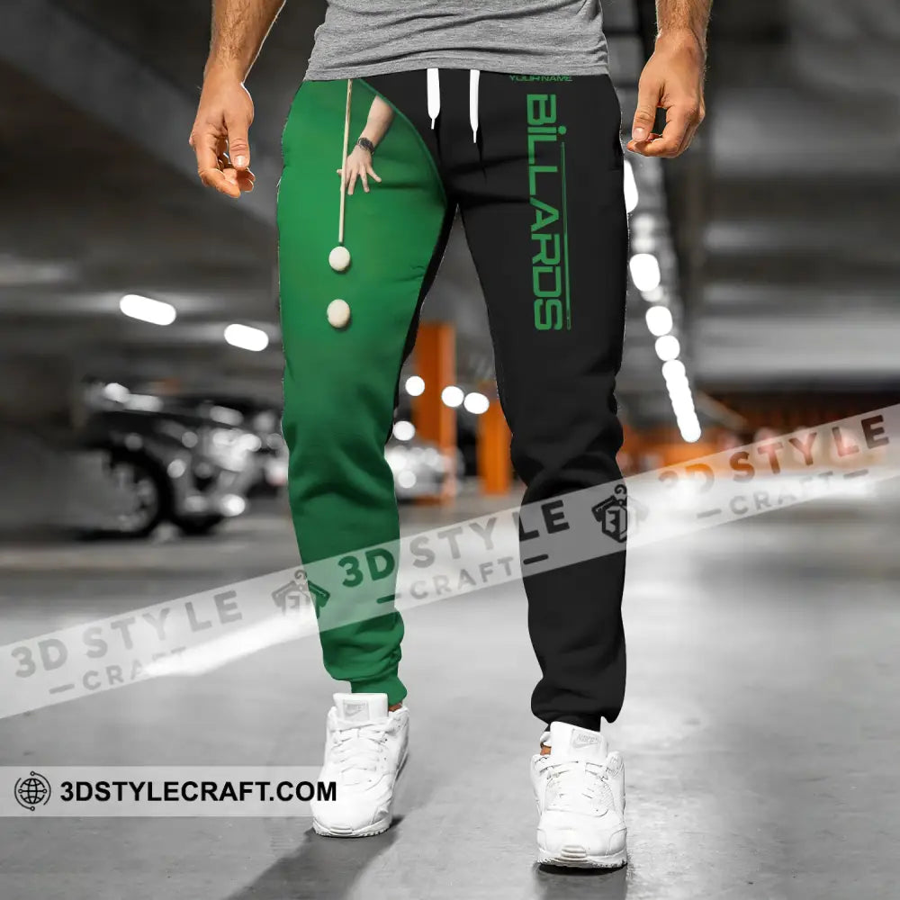 Unisex Clothing Custom Billiard Jogger Pants Gift For Lovers