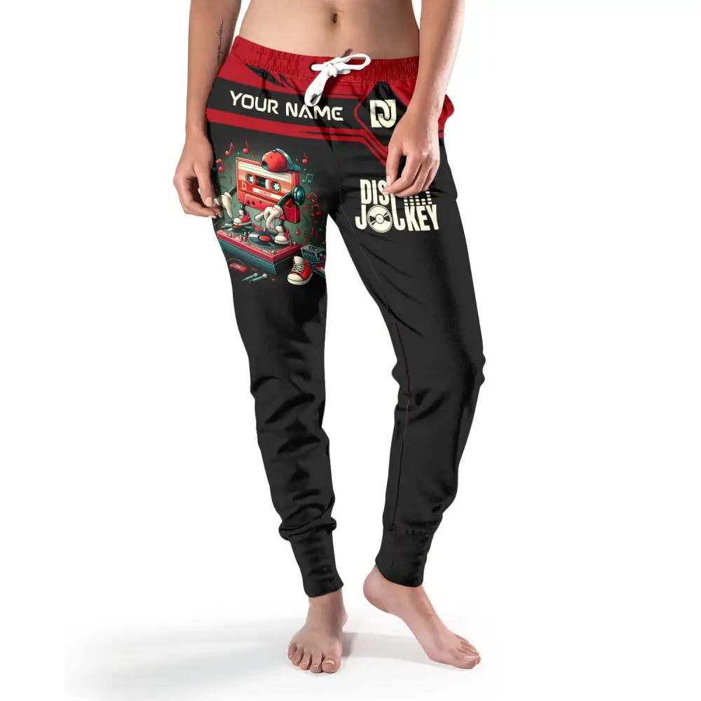 Unisex Clothing Custom Disc Jockey Jogger Pants Gift For Dj