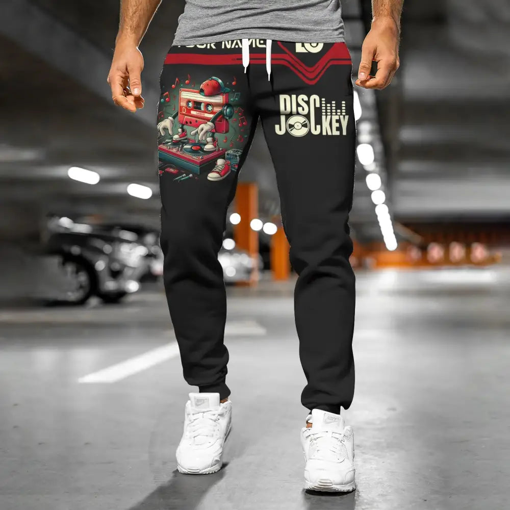Unisex Clothing Custom Disc Jockey Jogger Pants Gift For Dj