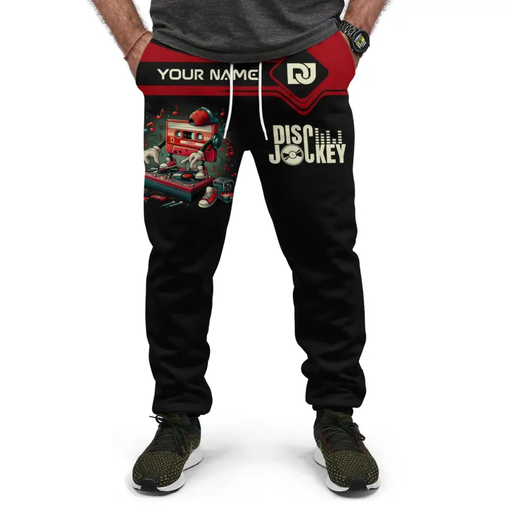 Unisex Clothing Custom Disc Jockey Jogger Pants Gift For Dj