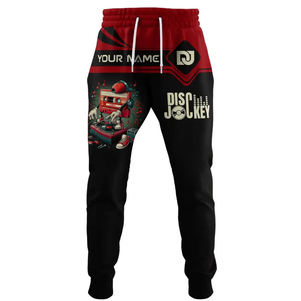 Unisex Clothing Custom Disc Jockey Jogger Pants Gift For Dj S