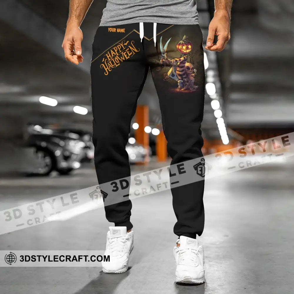 Unisex Clothing Custom Halloween Jogger Happy Pants For