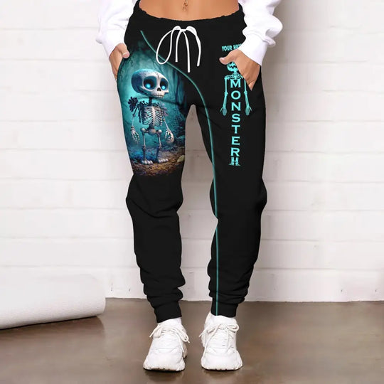 Unisex Clothing, Custom Halloween Jogger, Halloween Sportwear, Jogger Pants For Halloween style option 3
