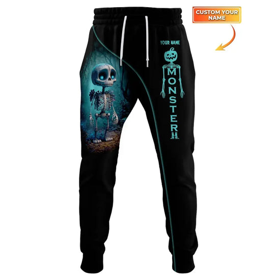 Unisex Clothing, Custom Halloween Jogger, Halloween Sportwear, Jogger Pants For Halloween style option 1