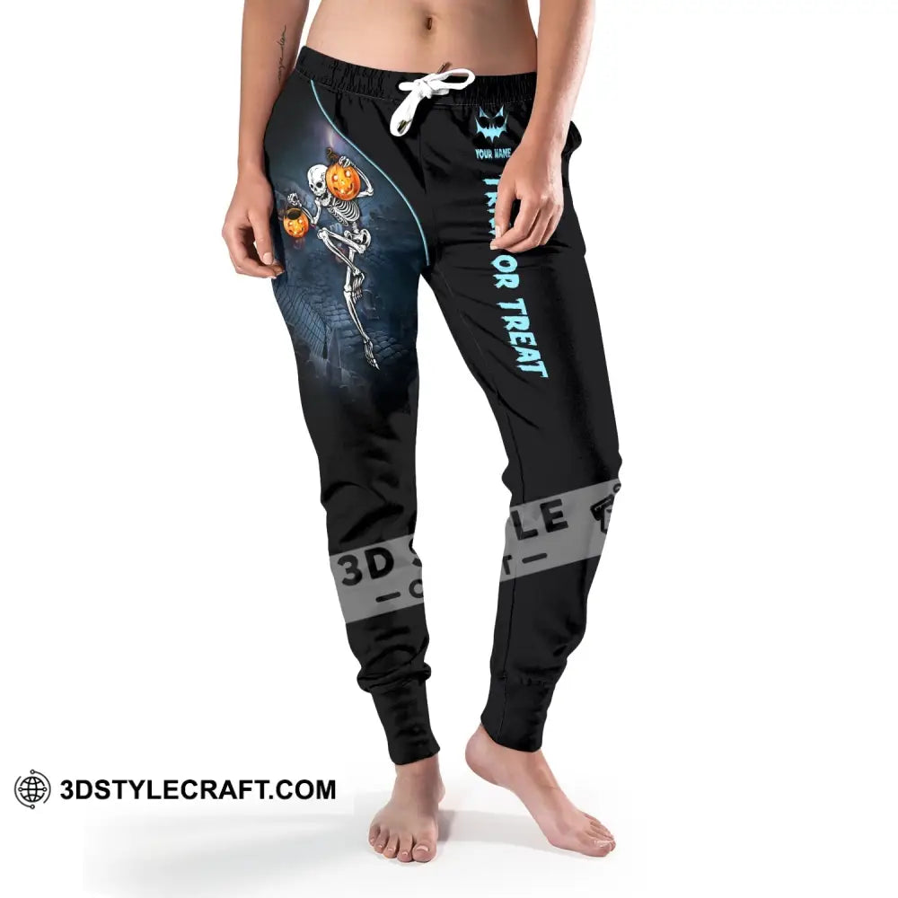 Unisex Clothing Custom Halloween Jogger Trick Or Treat Pants For