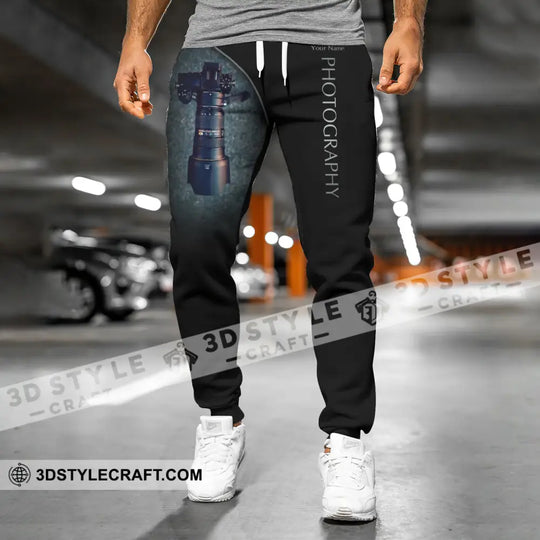 Unisex Clothing, Custom Photography Jogger Pants, Gift for Photographers style option 2