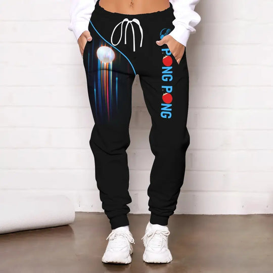Unisex Clothing, Custom Ping Pong Jogger, Ping Pong Pants, Ping Pong Club Clothing style option 4