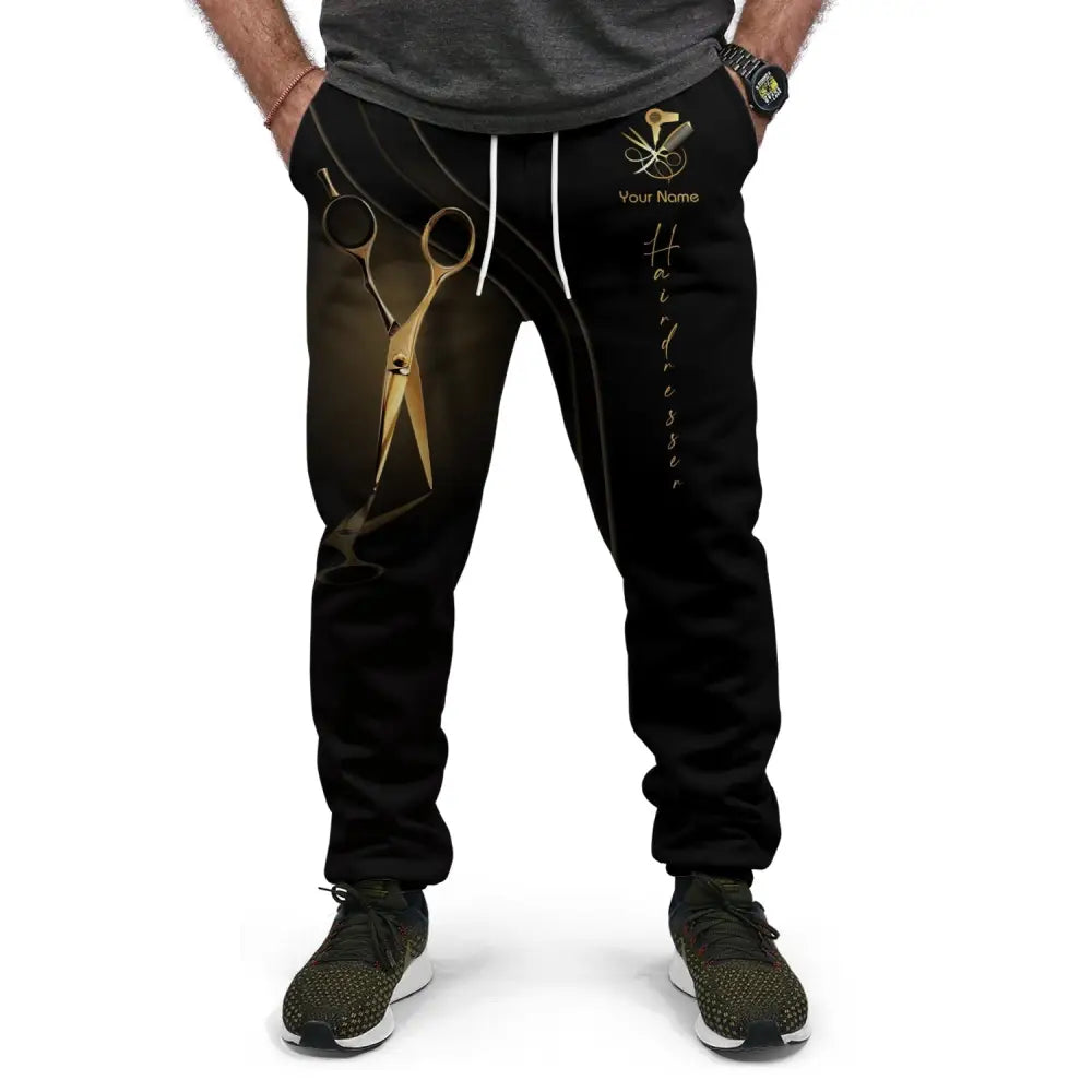 Unisex Clothing Hairdresser Jogger Pants For Hairstylists