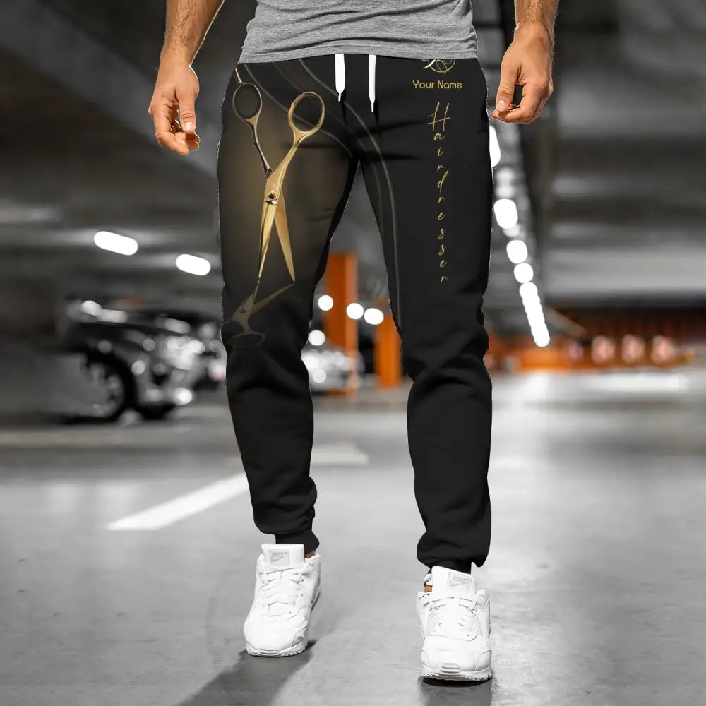 Unisex Clothing Hairdresser Jogger Pants For Hairstylists