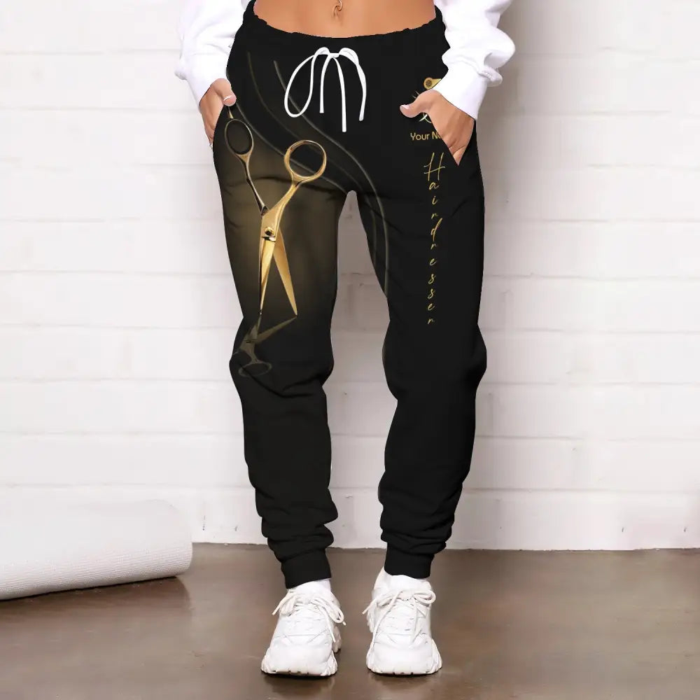 Unisex Clothing Hairdresser Jogger Pants For Hairstylists