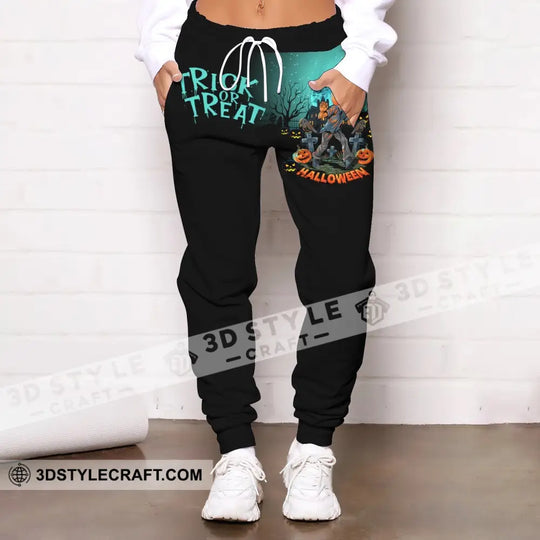 Unisex Clothing, Halloween Jogger, Halloween Sportwear, Jogger Pants For Halloween style option 1