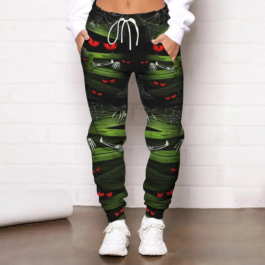 Unisex Clothing, Halloween Jogger, Halloween Sportwear, Jogger Pants For Halloween style option 1