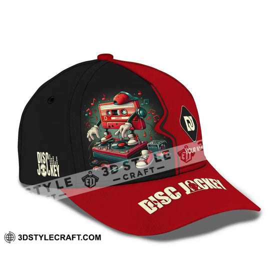 Unisex Disc Jockey Classic Cap, Custom Name Disc Jockey Hat, DJ Gift style option 4