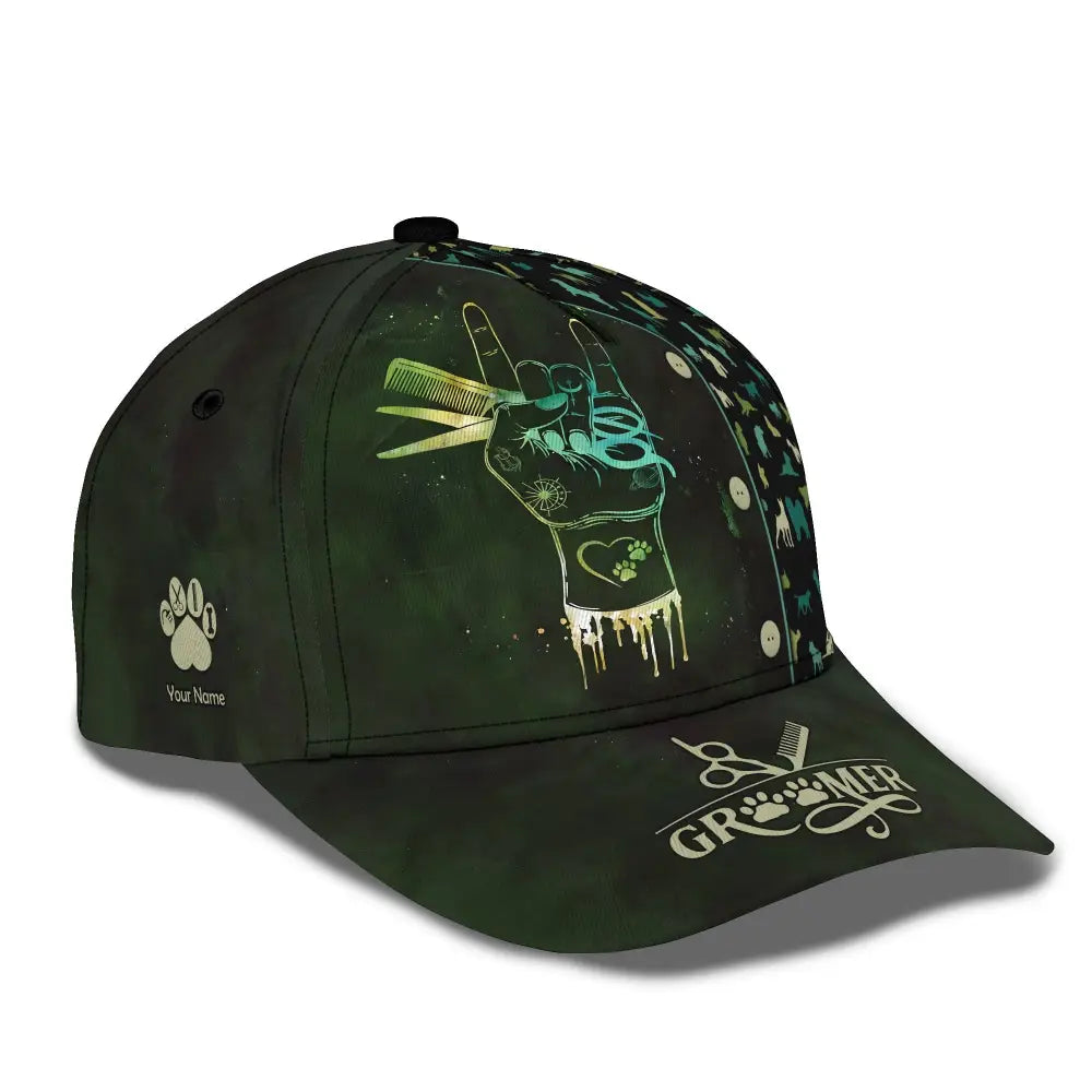 Unisex Groomer Classic Cap Hat Pet Gift T-Shirt