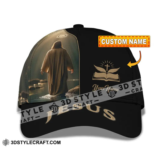 Unisex Hat, Custom Name Jesus Hat, Gift for Christian style option 1