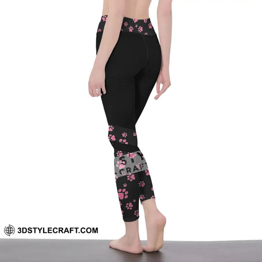 Unisex Pants - 3D Pants - Groomer Paws Legging Pants style option 2