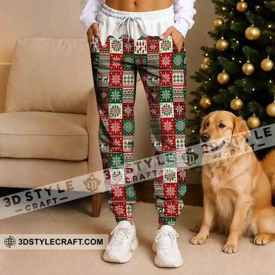 Unisex Pants - Christmas Vibes Pants style option 2