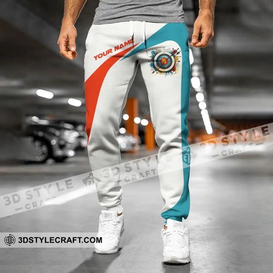 Unisex Pants - Custom Name Archery Sport Pants, Archery Classic style option 2