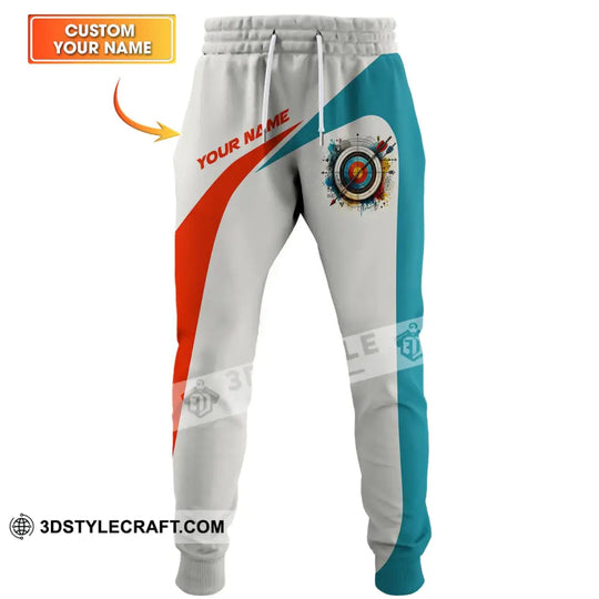 Unisex Pants - Custom Name Archery Sport Pants, Archery Classic style option 1