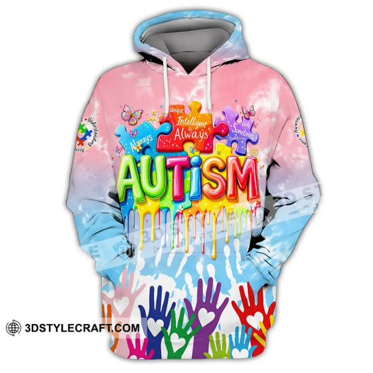 Unisex Shirt - Autism 3D Shirt style option 3