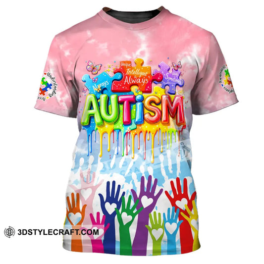 Unisex Shirt - Autism 3D Shirt T-Shirt / S T-shirt