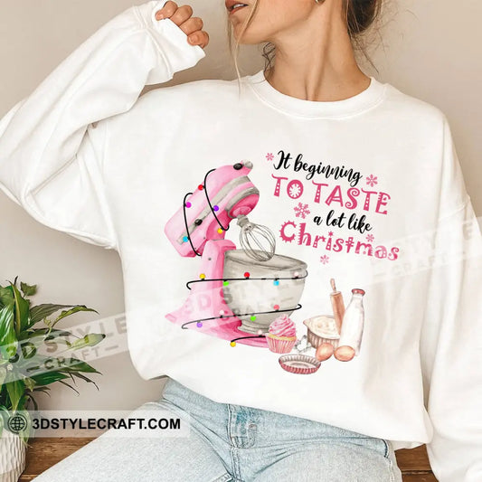 Unisex Shirt Baker Christmas Long Sleeve Sweater Gift For / White S T-Shirt