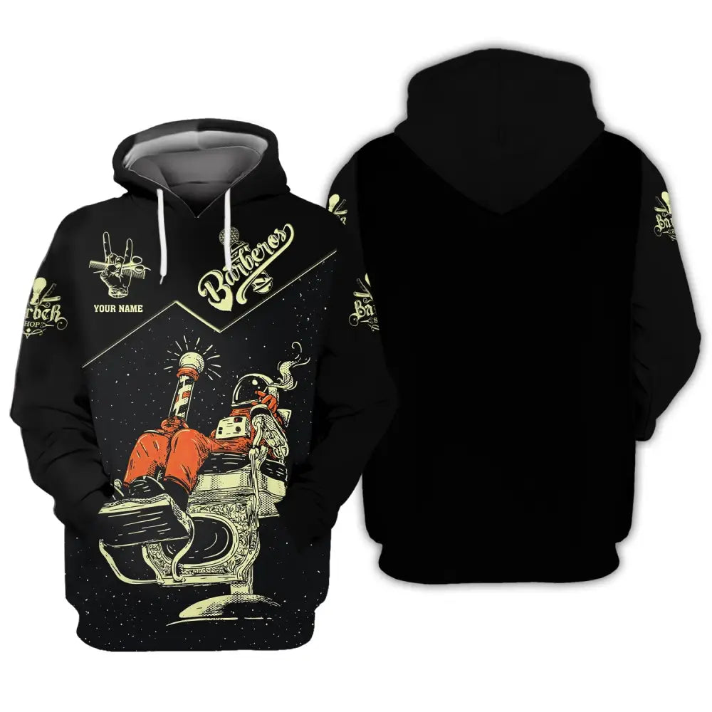 Unisex Shirt Barber For Hairstylists Hoodie / S T-Shirt