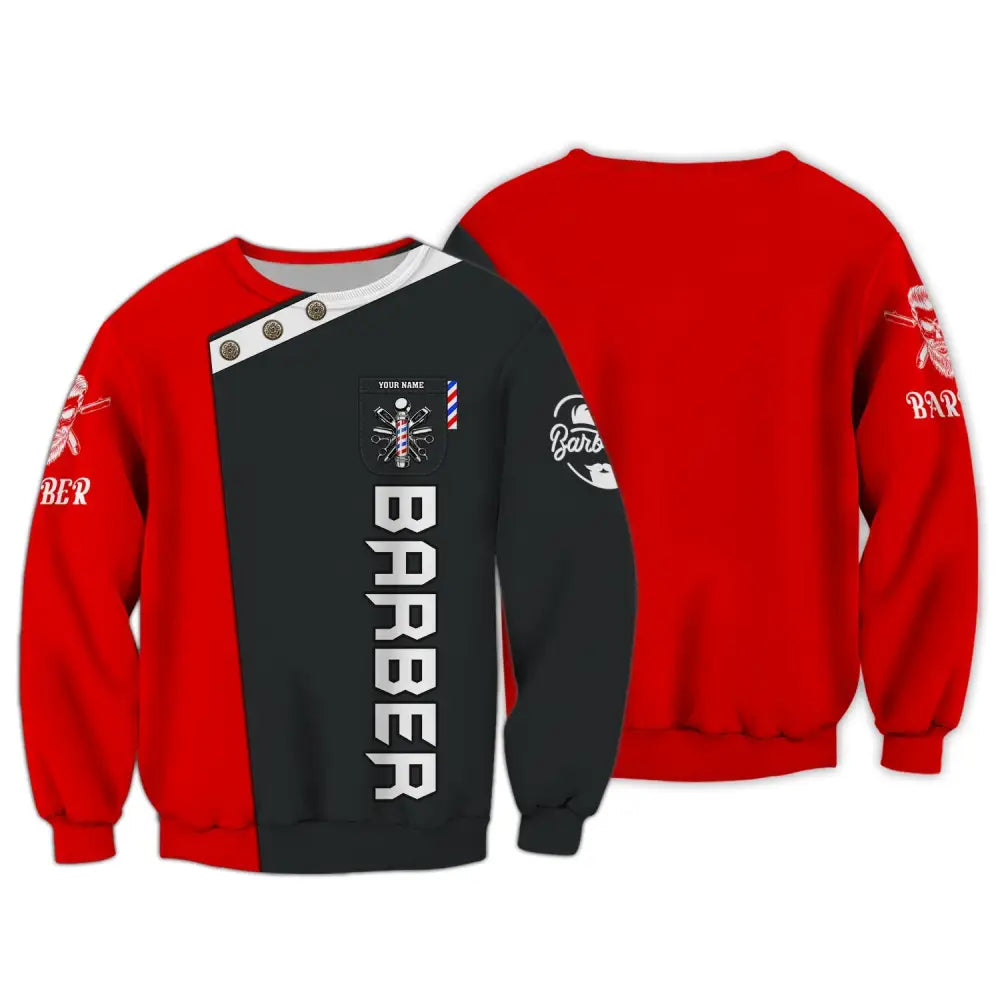 Unisex Shirt Barber For Hairstylists Long Sleeve / S T-Shirt