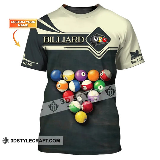 Unisex Shirt, Billiards T-Shirt, Billiard Triangle, Billiards Polo, Billiards Shirt, Shirt For Billiards Lovers style option 1