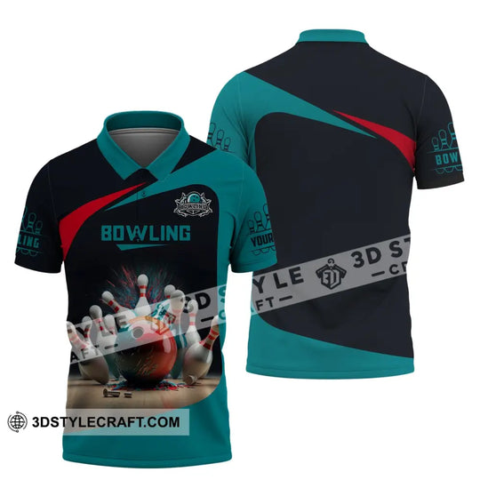 Unisex Shirt, Bowling T-Shirt, Custom Name Bowling Shirt, Shirt For Bowling Lovers style option 4