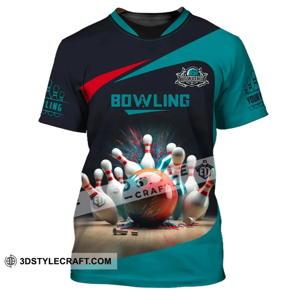 Unisex Shirt Bowling T-Shirt Custom Name For Lovers / S