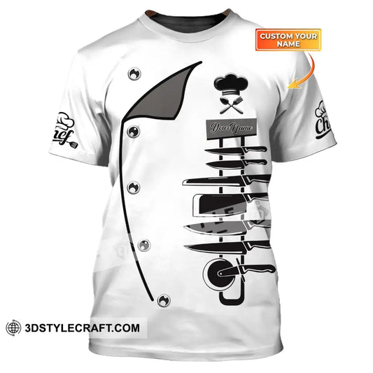 Unisex Shirt Chef Hoodie Sportwear Cooking Lovers T-Shirt / S