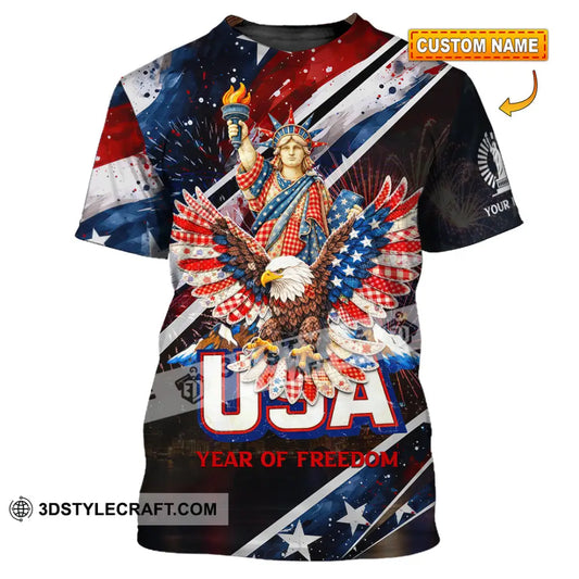 Unisex Shirt - Custom 250 Years Of United State Of America 3D Shirt T-shirt
