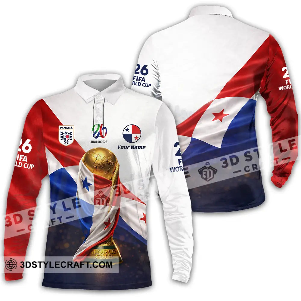 Unisex Shirt - Custom World Cup 2026 3D Shirt - Long Sleeve Polo / S - T-shirt