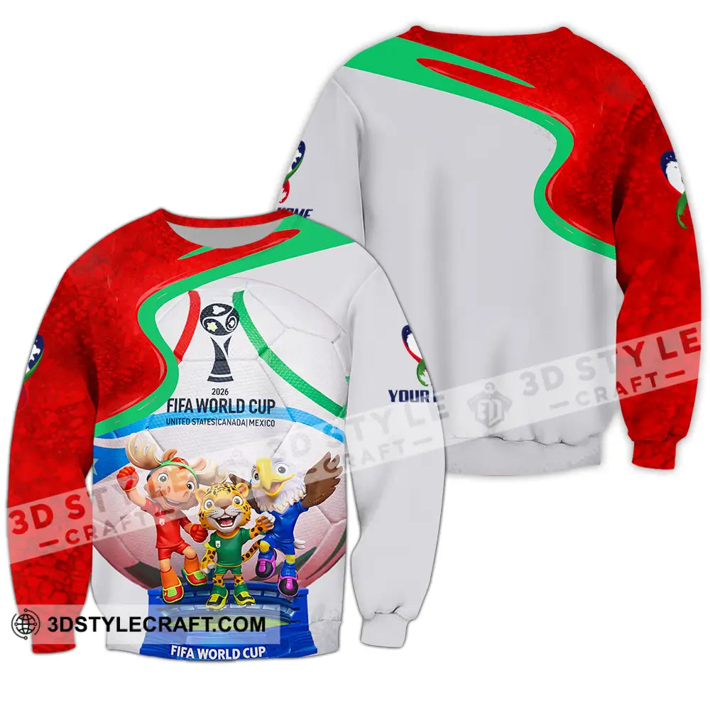Unisex Shirt - Custom World Cup 2026 3D Shirt Long Sleeve / S T-shirt