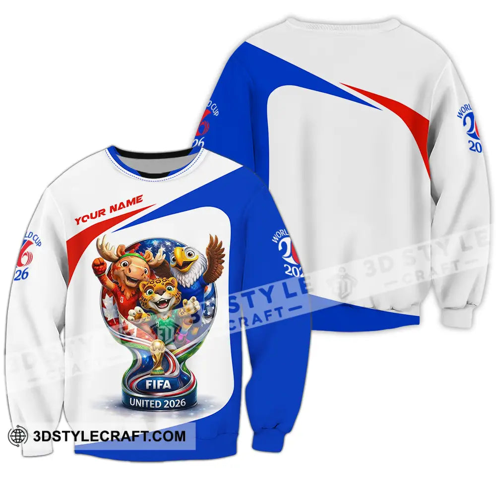 Unisex Shirt - Custom World Cup 2026 3D Shirt Long Sleeve / S T-shirt