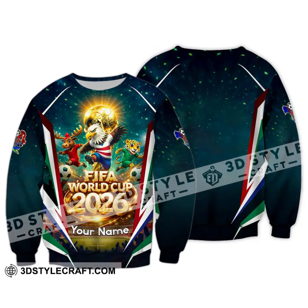 Unisex Shirt - Custom World Cup 2026 3D Shirt Long Sleeve / S T-shirt
