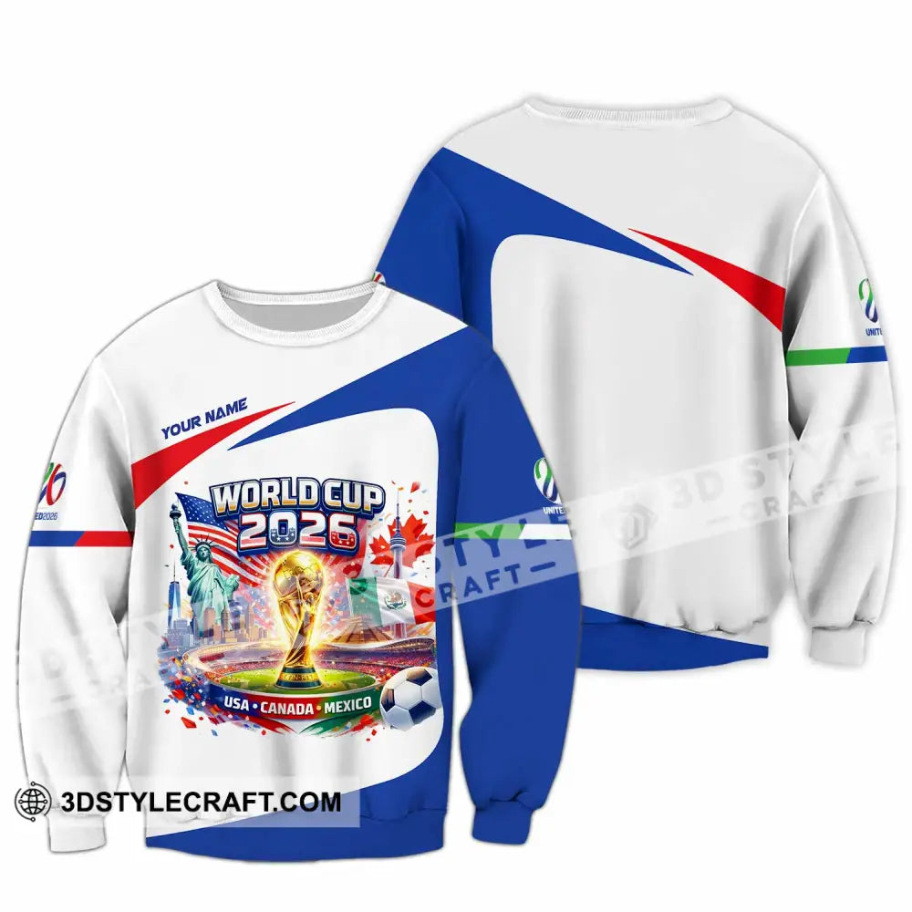 Unisex Shirt - Custom World Cup 2026 3D Shirt Long Sleeve / S T-shirt