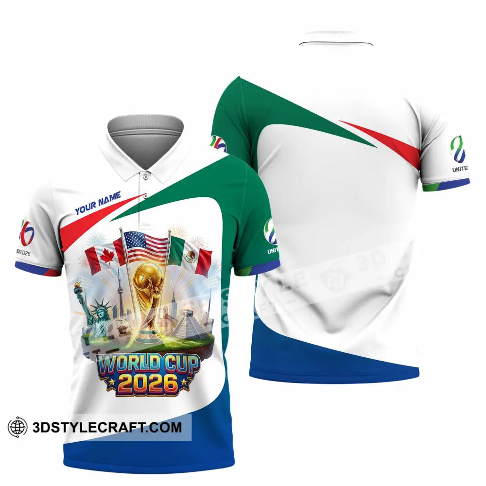 Unisex Shirt - Custom World Cup 2026 3D Shirt Polo Shirt / S T-shirt