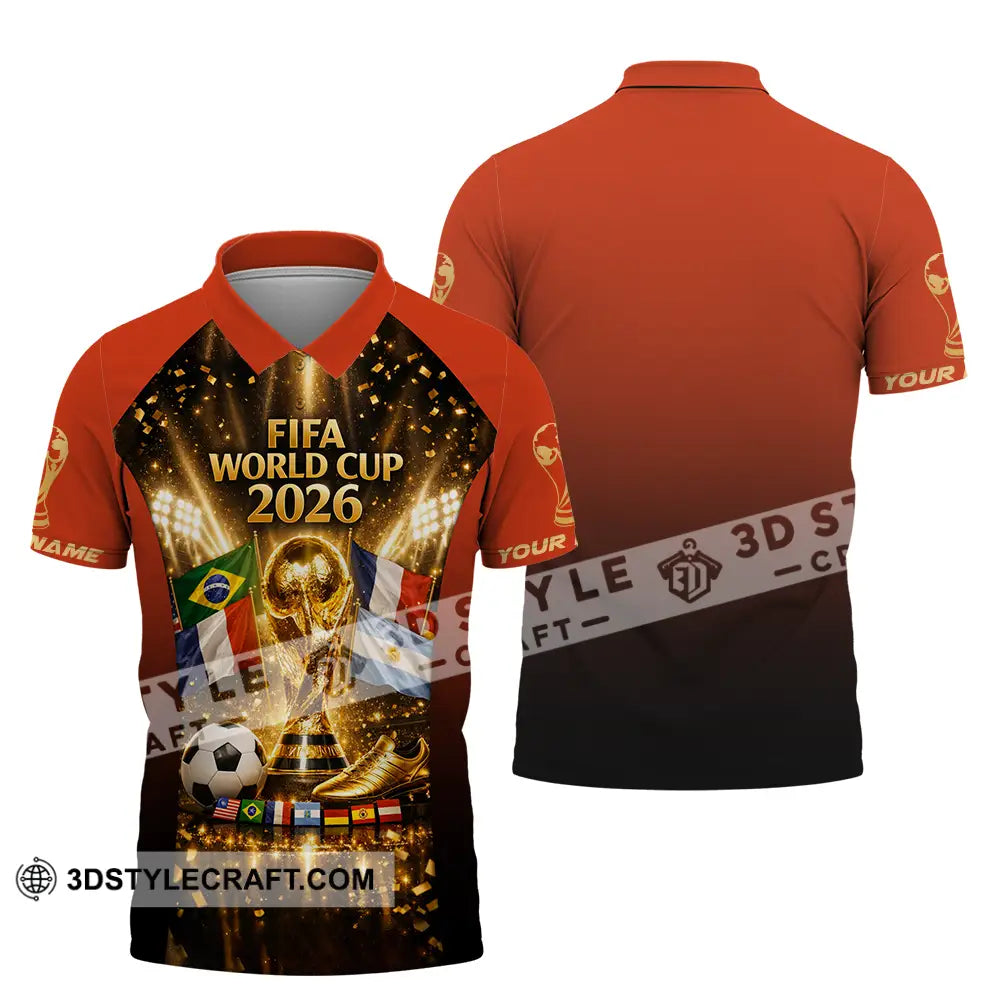 Unisex Shirt - Custom World Cup 2026 3D Shirt Polo Shirt / S T-shirt