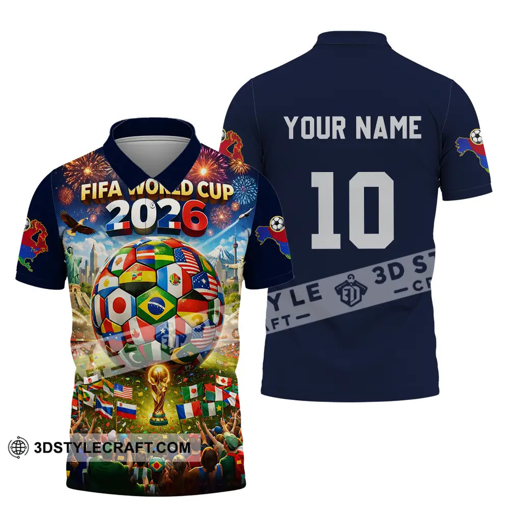 Unisex Shirt - Custom World Cup 2026 3D Shirt Polo Shirt / S T-shirt