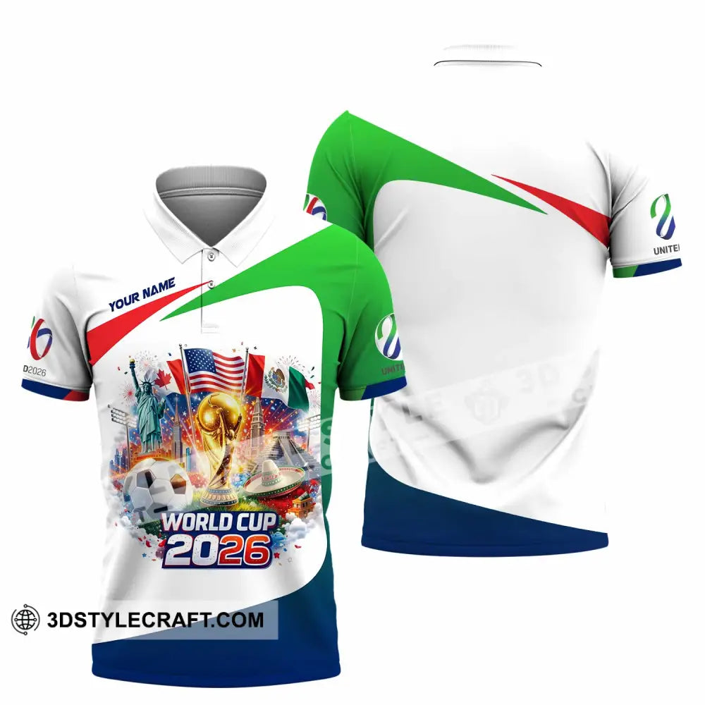 Unisex Shirt - Custom World Cup 2026 3D Shirt Polo Shirt / S T-shirt