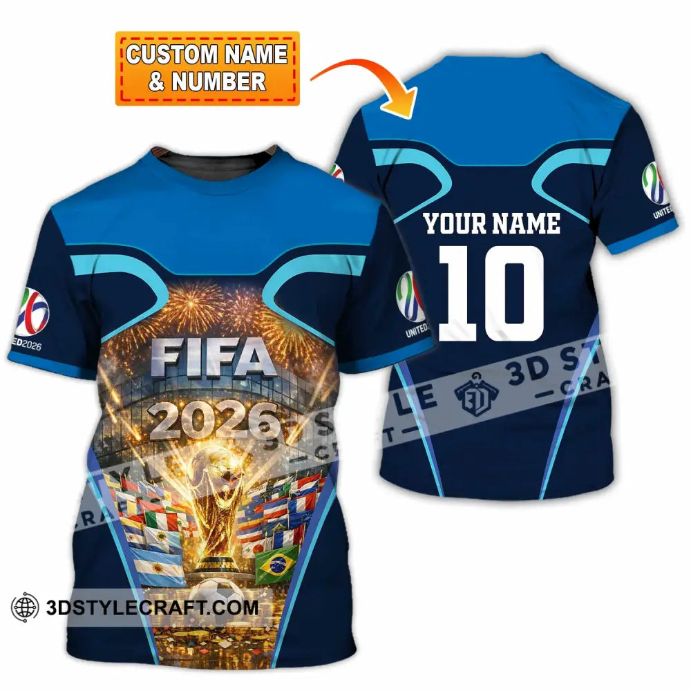 Unisex Shirt - Custom Fifa World Cup 2026 3D Shirt T-shirt