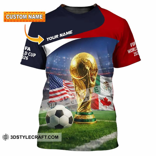 Unisex Shirt - Custom World Cup 2026 3D Shirt T-shirt