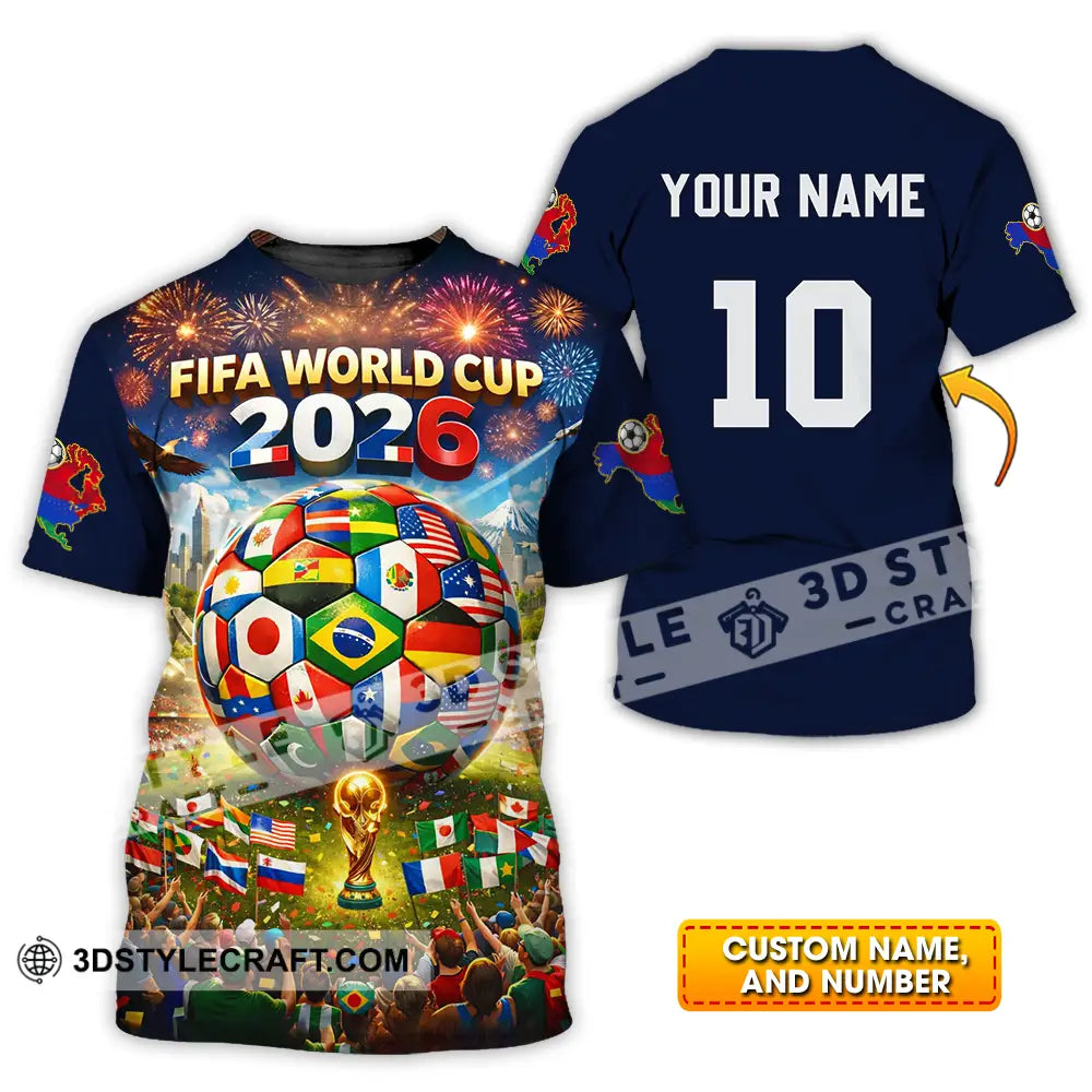 Unisex Shirt - Custom World Cup 2026 3D Shirt T-shirt