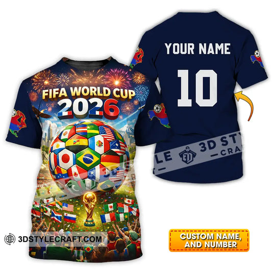 Unisex Shirt - Custom World Cup 2026 3D Shirt T-shirt